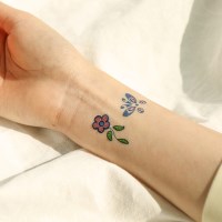 반짝이 타투 스티커 문신