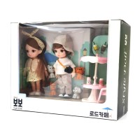 [보보] 구체관절인형 18cm 로드카페 세트