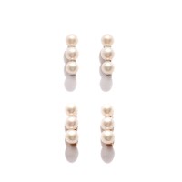 제이로렌 M01383 담수진주 일자바 실버귀걸이