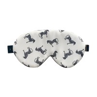 black horse silk sleep mask