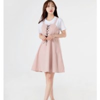 여성 여자 원피스 드레스 하객 데일리 뷔스띠에