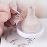 DIY 미니 전기물레 도예 미니어처 도자기 만들기