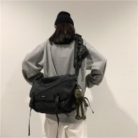 남녀 스트릿 캐주얼 크로스백 메신저백 숄더백   H