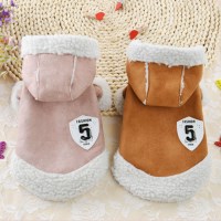 강아지 무스탕 점퍼 후드 겨울옷 패션 양털