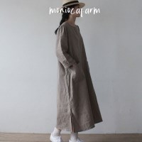 FW 아뜰리에 리지 린넨 포켓 원피스 (3color)