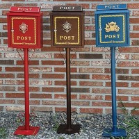 빠띠라인 레트로 스탠드 우편함 3종 택1