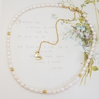 [ 올리아 ] 담수 진주 베이비 펄 목걸이