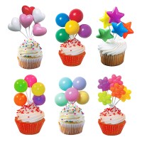 [유어캔들] 생일 축하 클러스터 데코레이션 토퍼 데코픽
