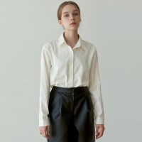 COTTON SUEDE SHIRT_IVORY