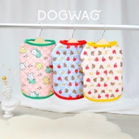 도그웨그 쿠키 베어 누빔 재킷 강아지 깔깔이 겨울 아우터 애견 의류