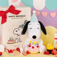 [Peanuts] 스누피 생일축하 인형 _ 꼬깔모자