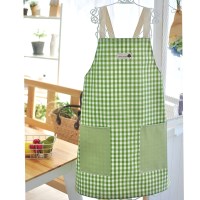 그린애플체크 방수앞치마