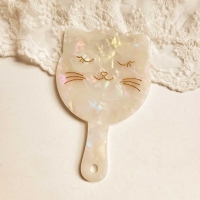 [봄밤달] 행복한 꿈꾸는 고양이 손거울