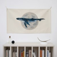 whale B/ 고래_와이드 패브릭 포스터 / 가리개커튼