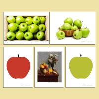 행운을 부르는 사과 인테리어 포스터 22종(A2 사이즈)