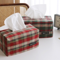 런던체크 티슈커버(컬러2종)