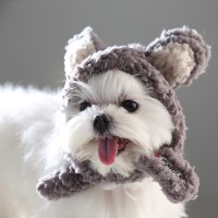 강아지 고양이 겨울모자(리틀마우스 후드워머)