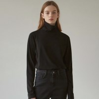 WARMER TURTLENECK TOP_BLACK