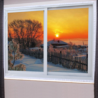 벨크로 찍찍이 창문 바람막이 방풍 비닐 막 DD-11470