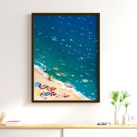 감성 일러스트 인테리어 아트 포스터_바캉스