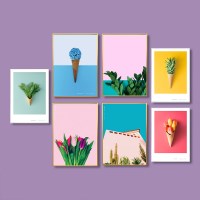 북유럽 썸머 인테리어 포스터 40종(A2 사이즈)