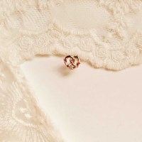 [봄밤달] 큐빅 프렛즐 써지컬 피어싱 (귀걸이침 변경가능)