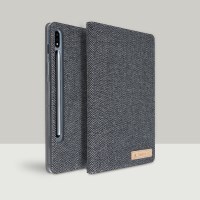 베토벤 갤럭시탭S7 헤링본, 천연가죽 스탠딩 케이스 SM-T870, T875