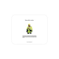 Blue-collar worker mousepad