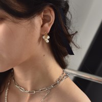 pearl grape earring