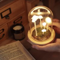 LED 버섯 유리구 감성 무드등 수유등 취침등 조명