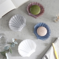 조개모양 비누받침 물빠짐 비누 받침대