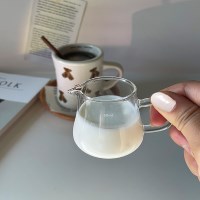 내열 유리 시럽 저그 밀크 크리머(60ml)