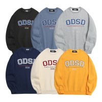 [스티커팩 증정] ODSD 아플리케 로고 맨투맨 티셔츠 - 6COLOR