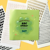 데코포켓 ABC 스티커 4종 스페셜 SET