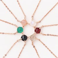 피에스타 천연석 목걸이 (20NSN001) [6color]