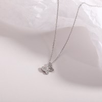 심플한나비실버목걸이[실버925도금]