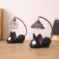 마녀배달부 키키 고양이 지지 LED 무드등 조명 장식