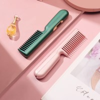 휴대용 미니 빗 고데기 브러쉬 스트레이트 매직기