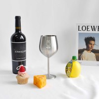 미피 스테인레스 와인잔 (실버)