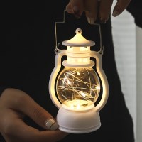레트로 빈티지 감성 LED 줄조명 호롱불 랜턴 무드등
