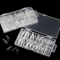 셀프네일 연장팁 손톱 발톱 네일페디 120P 투명네일팁