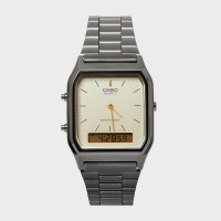 CASIO 카시오 AQ-230GG-9A 빈티지 레트로 듀얼 전자시계