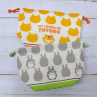 토토로 도시락 주머니 실루엣 일본 수입