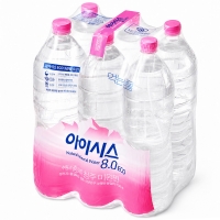 롯데 아이시스 ECO 무라벨 2L 6병 생수
