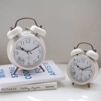 스노우 앤틱벨 무소음 탁상시계 (2size)