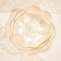 [봄밤달] 자개 트레이 (물결)