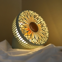 소싱 썬플라워 멀티 탁상용 써큘레이터 미니 캠핑선풍기