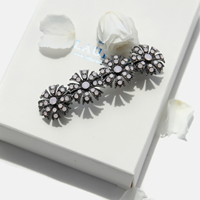 제이로렌 핑크오팔 플라워 헤어 자동핀 H0136_21