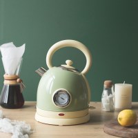 레트로 온도계 주전자 빈티지 전기포트 3color