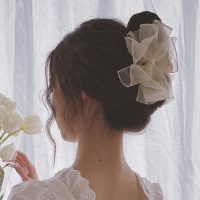 샤샤 왕리본 집게핀